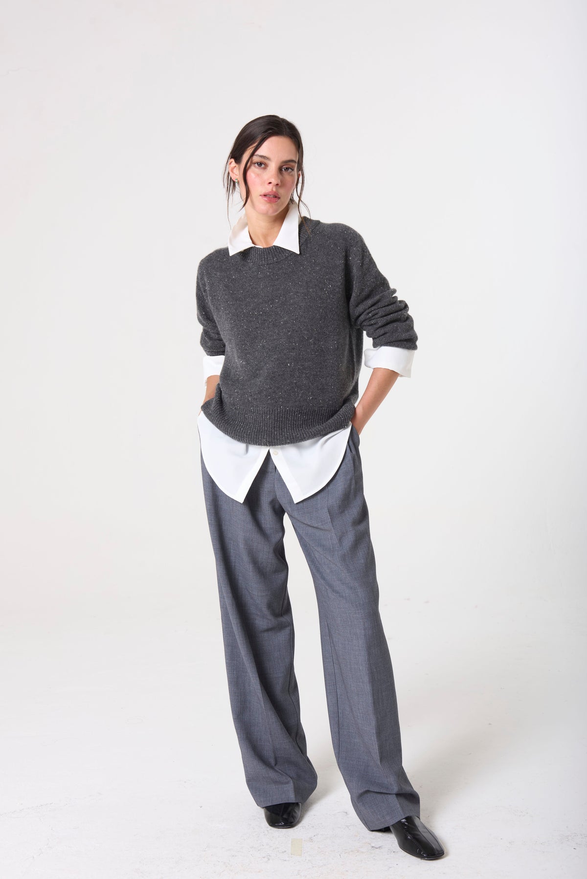 Chloe Crew in Cashmere - Ashfall