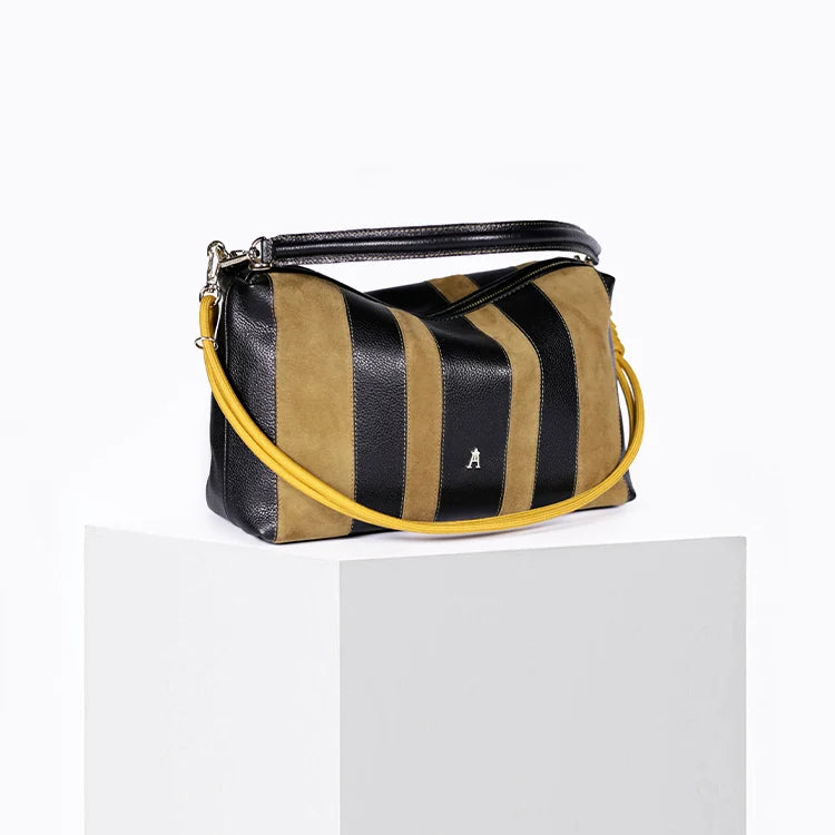 Halo Stripe Noir/Sepia