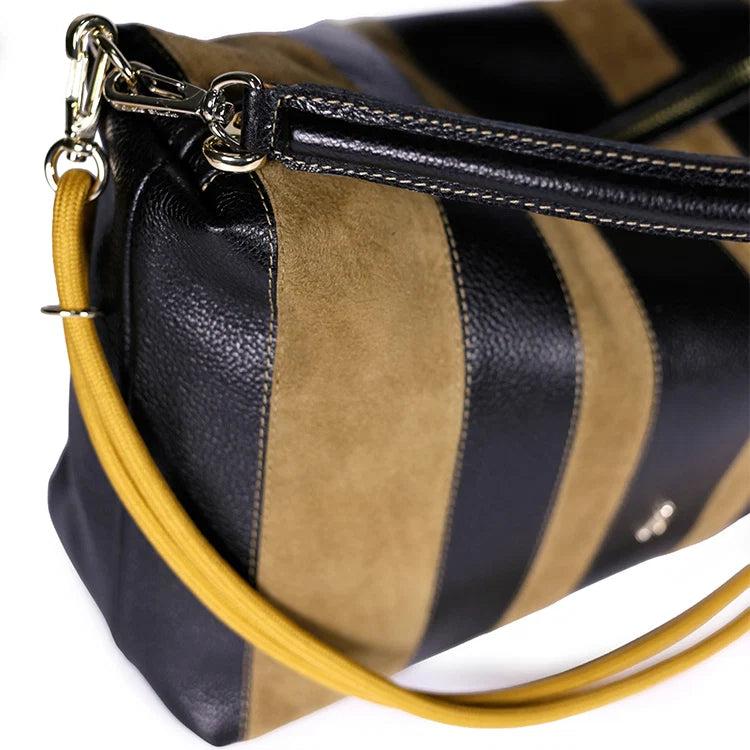 Halo Stripe Noir/Sepia