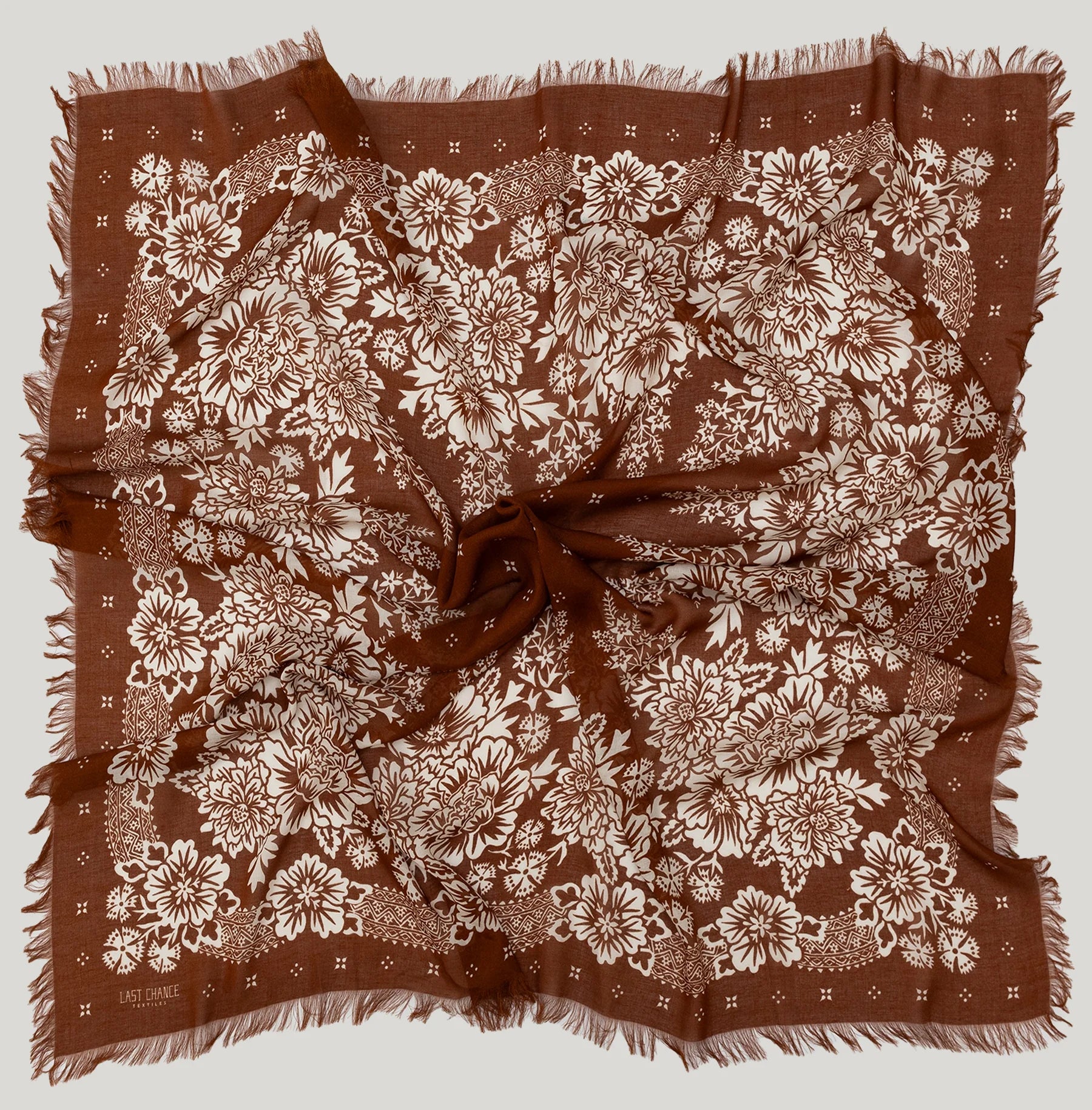 Oversize fringe bandana