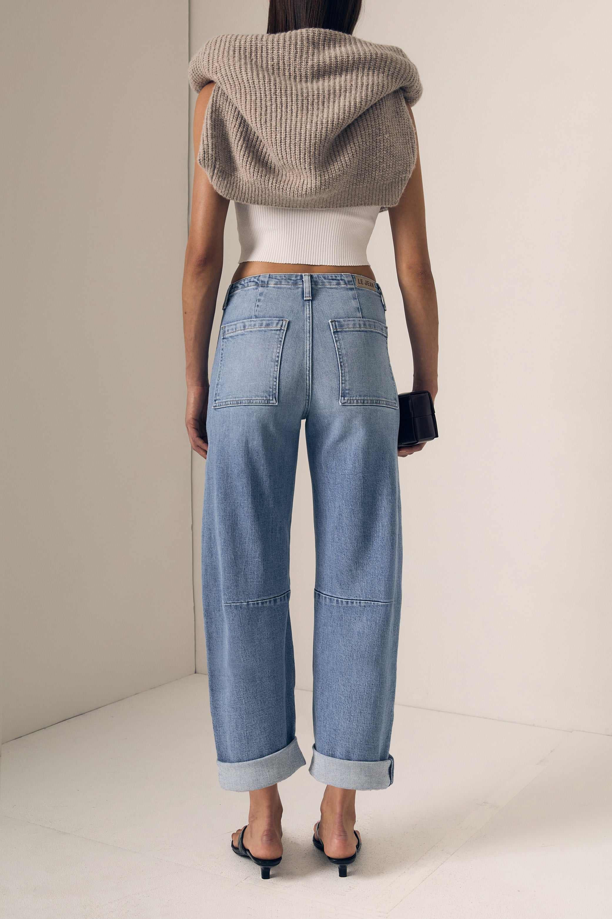 UTILITY SOFT BARREL W/ DOUBLE CUFF- MID RISE