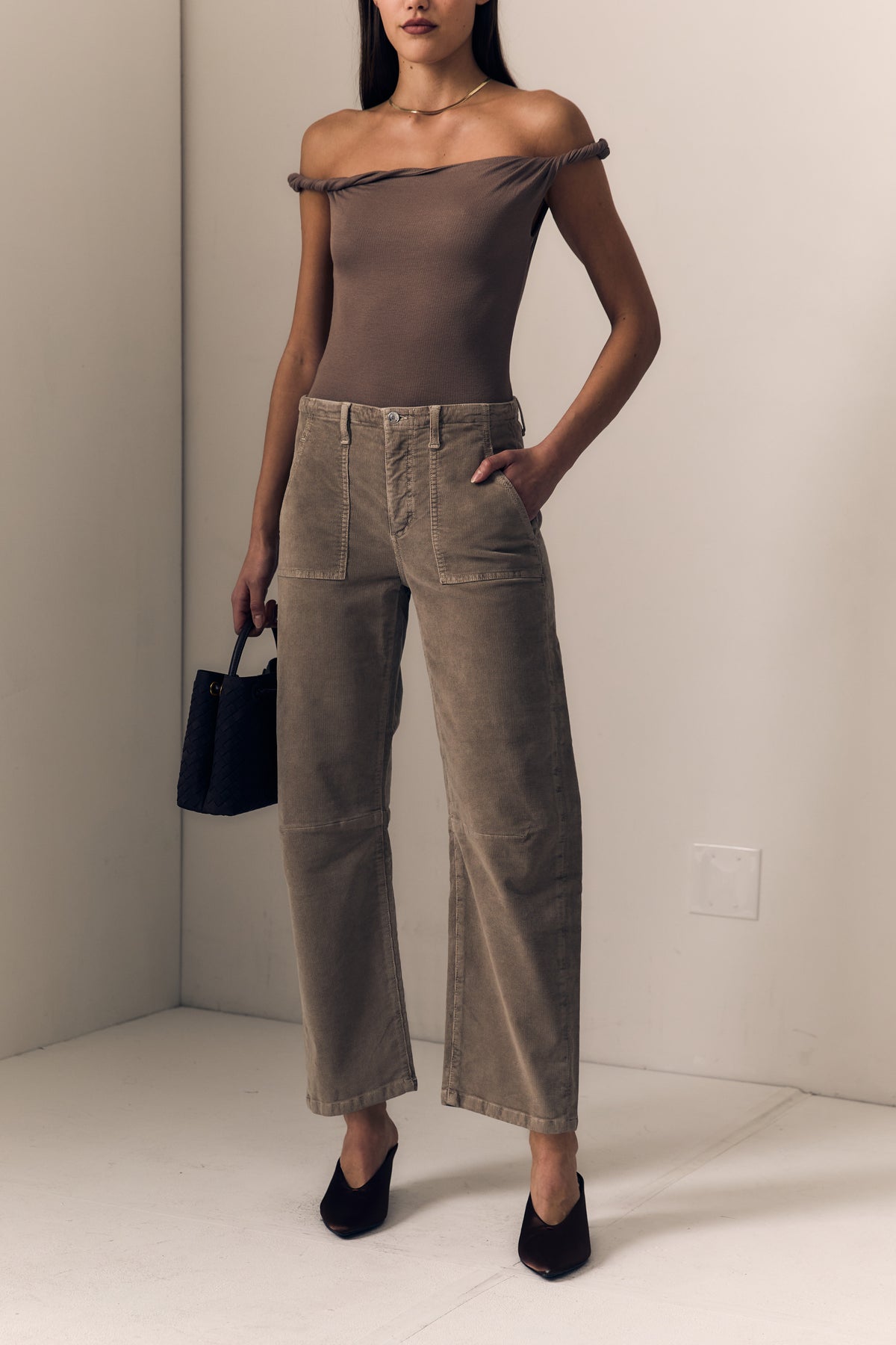 CORDUROY UTILITY SOFT BARREL Le Jean