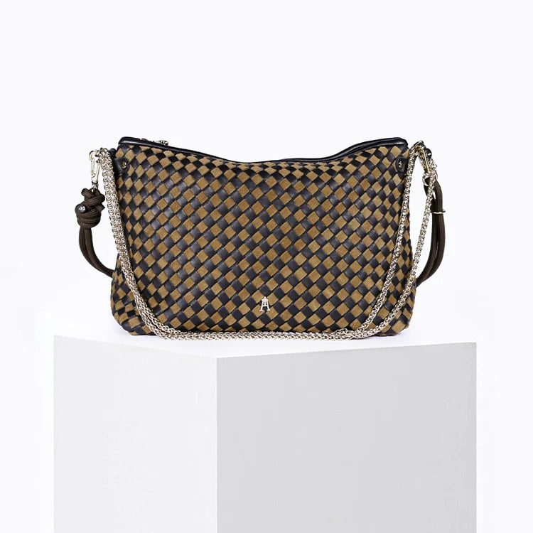 Mallow Tresse sepia/noir