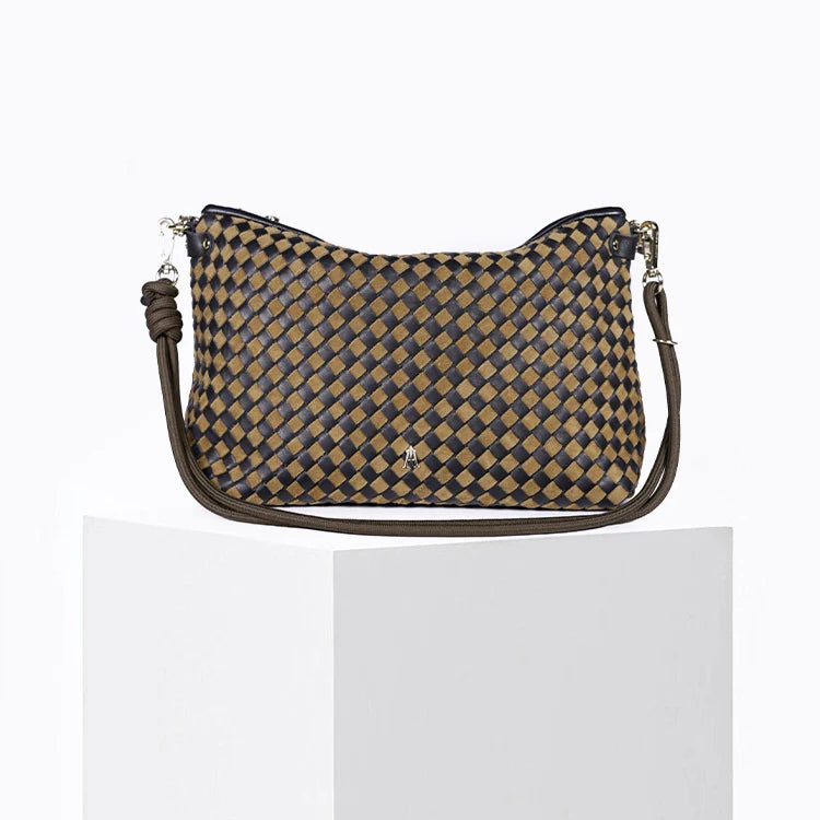 Mallow Tresse sepia/noir