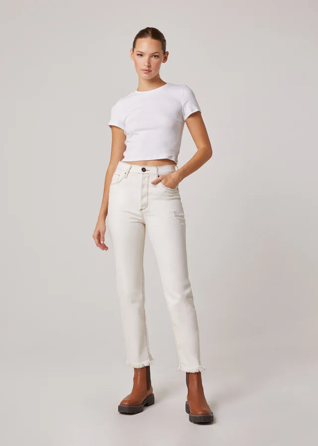 Olivier high rise straight leg