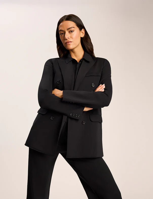Neoprene CEO Double breasted blazer