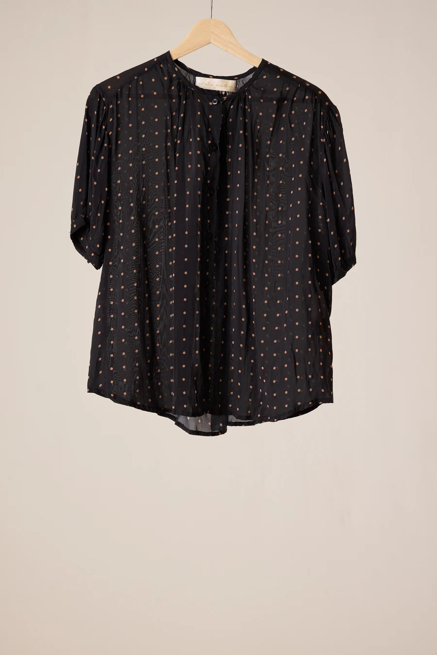 Violet top polka dot