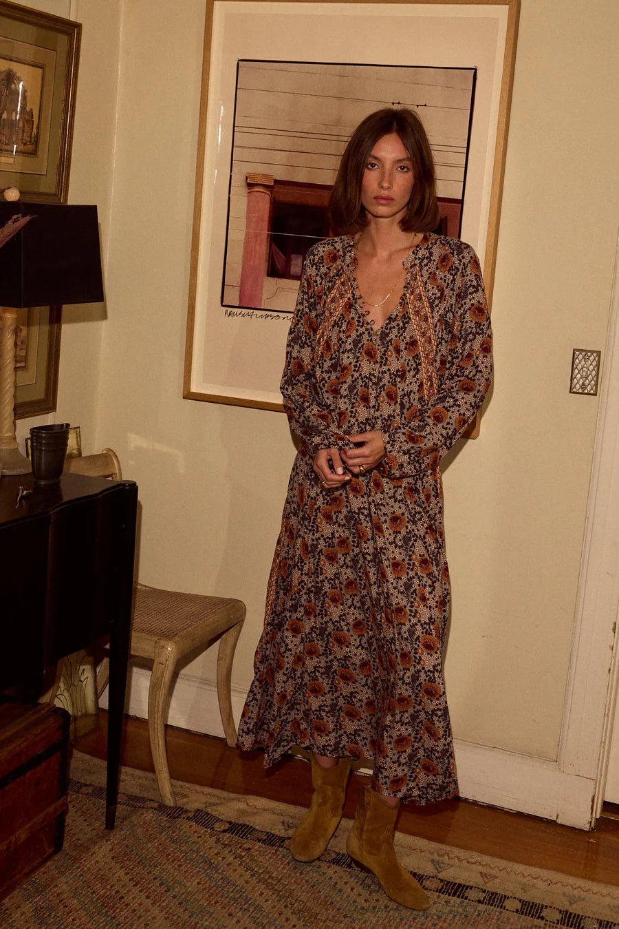 Fiore Maxi Vintage Flowers Slate