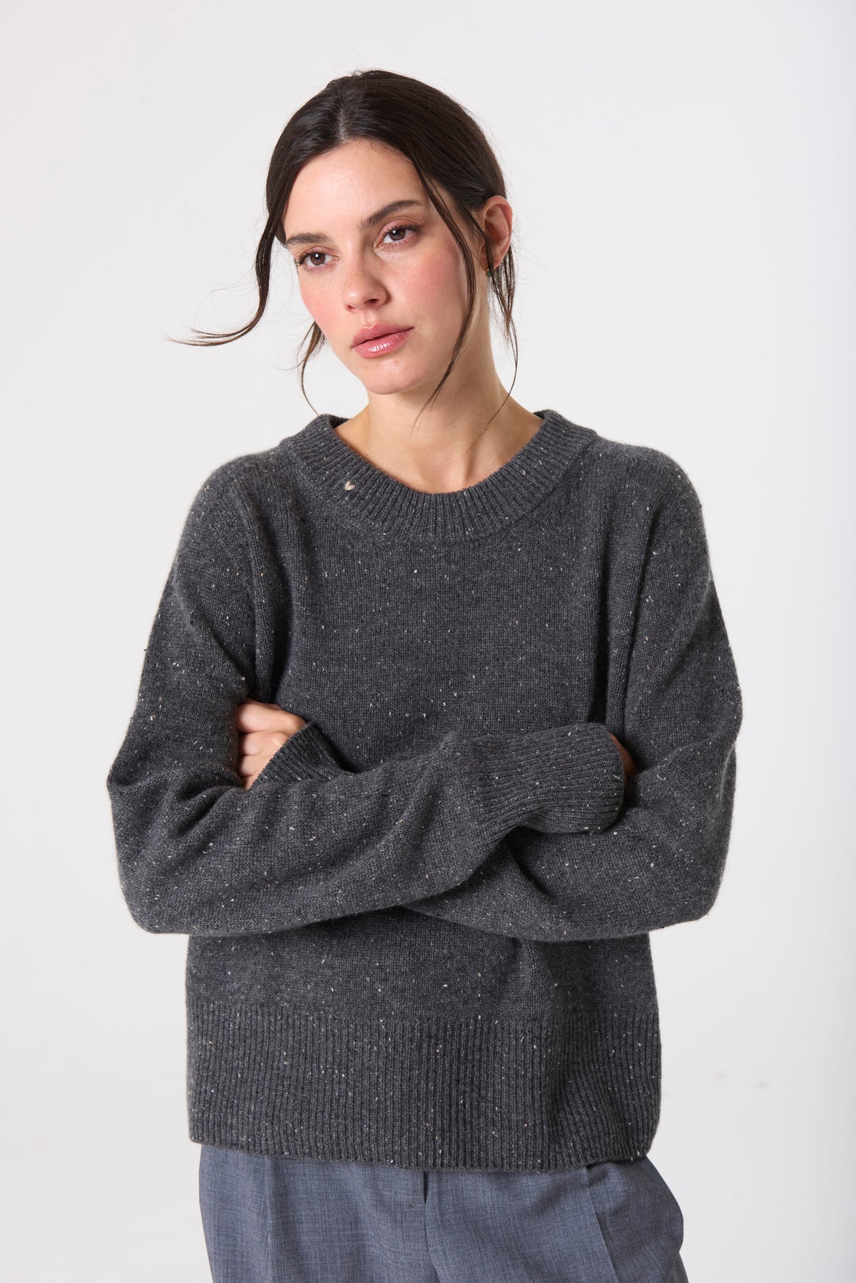 Chloe Crew in Cashmere - Ashfall
