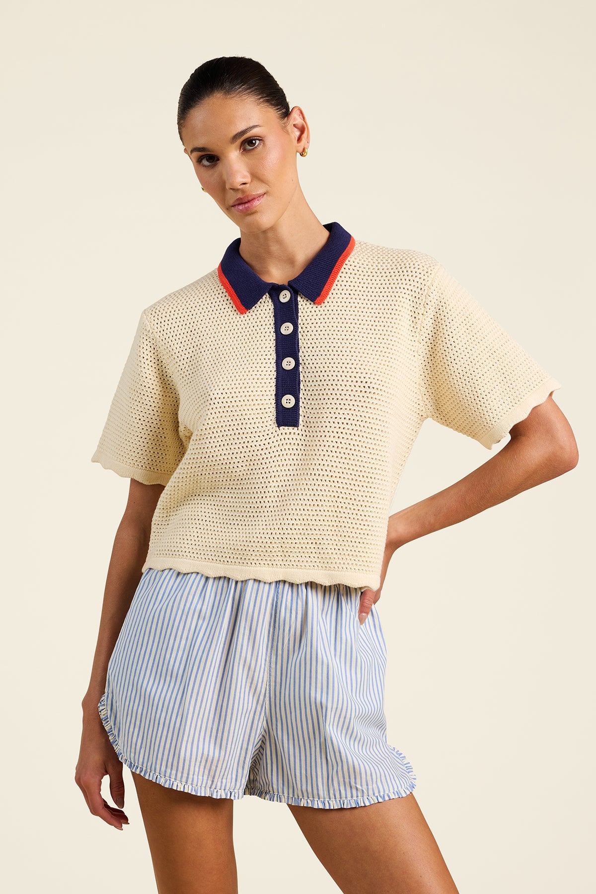 Amalia Polo Antique White