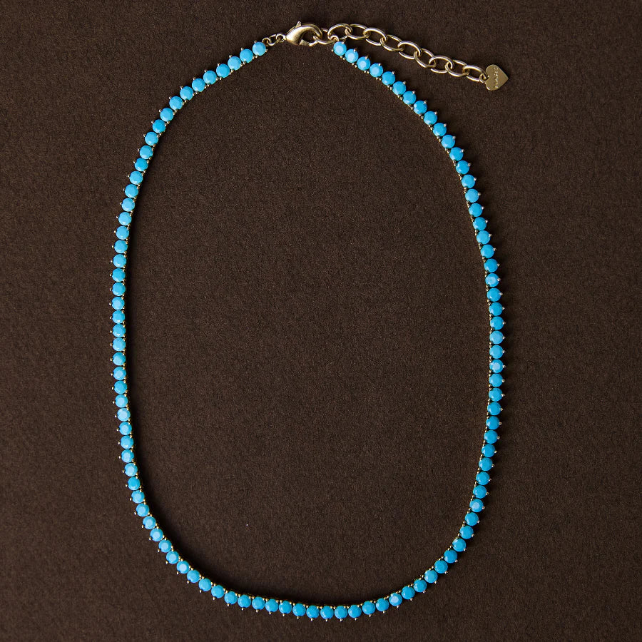 Turquoise Tennis Necklace