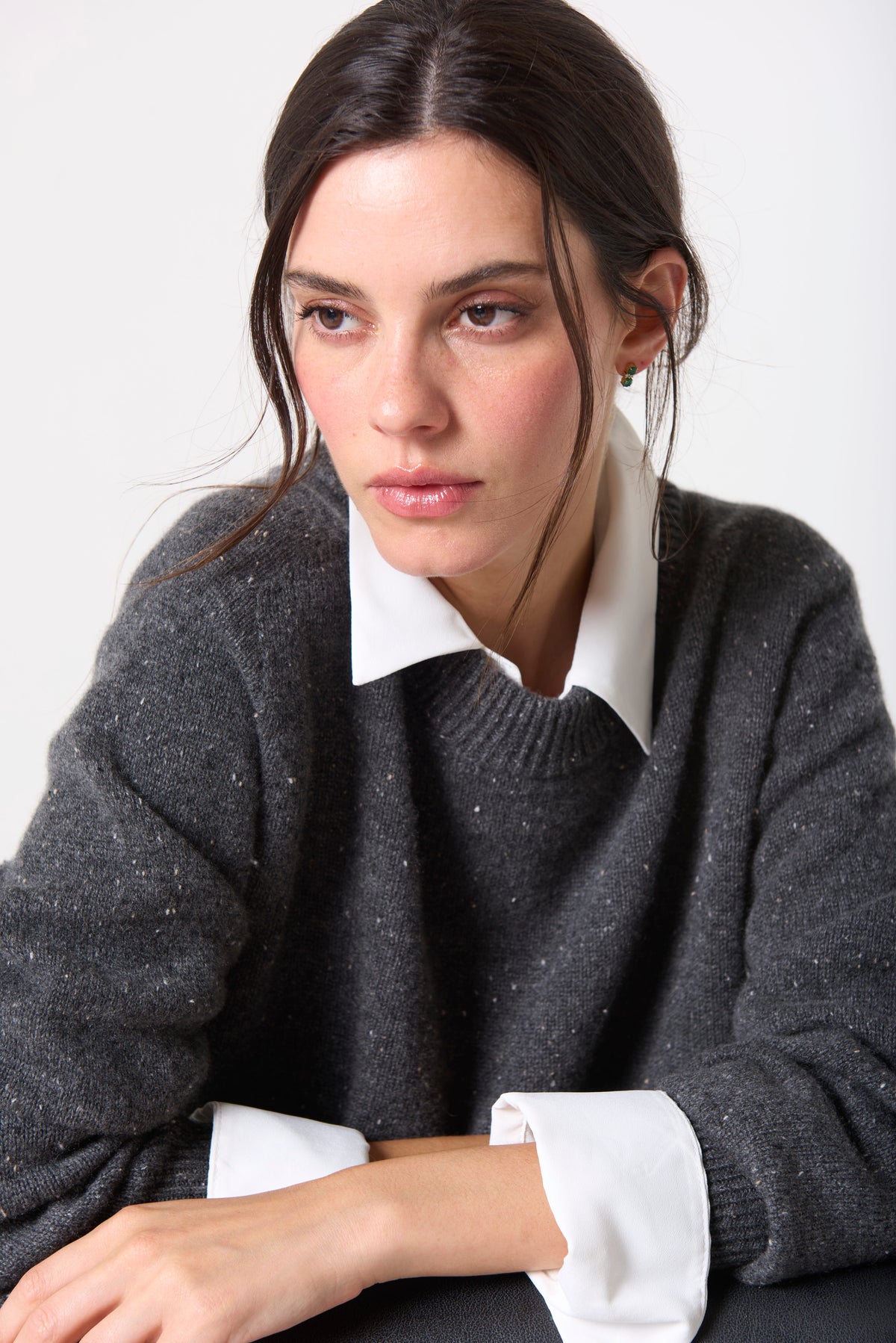 Chloe Crew in Cashmere - Ashfall