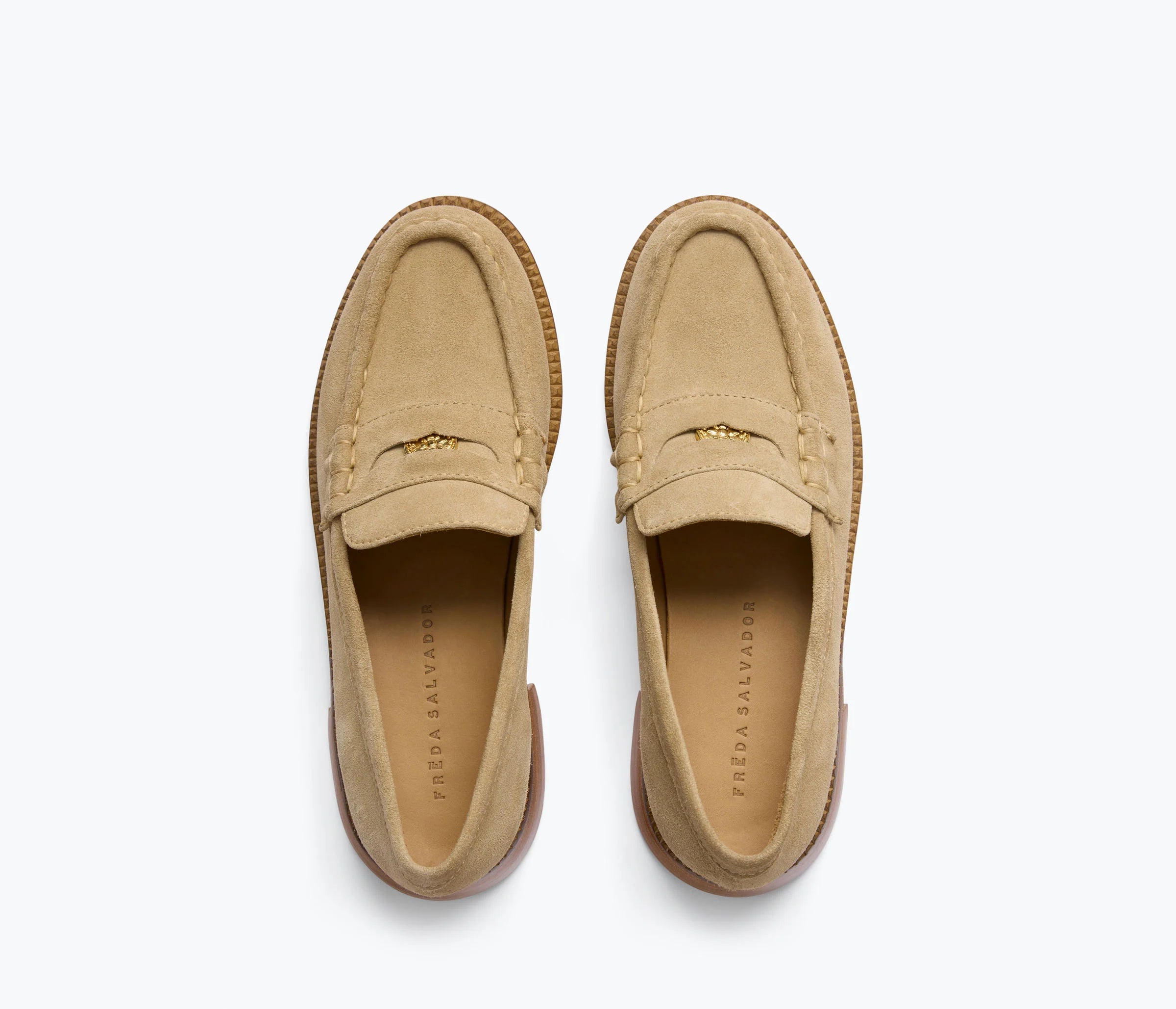 Elba loafer - stucco suede