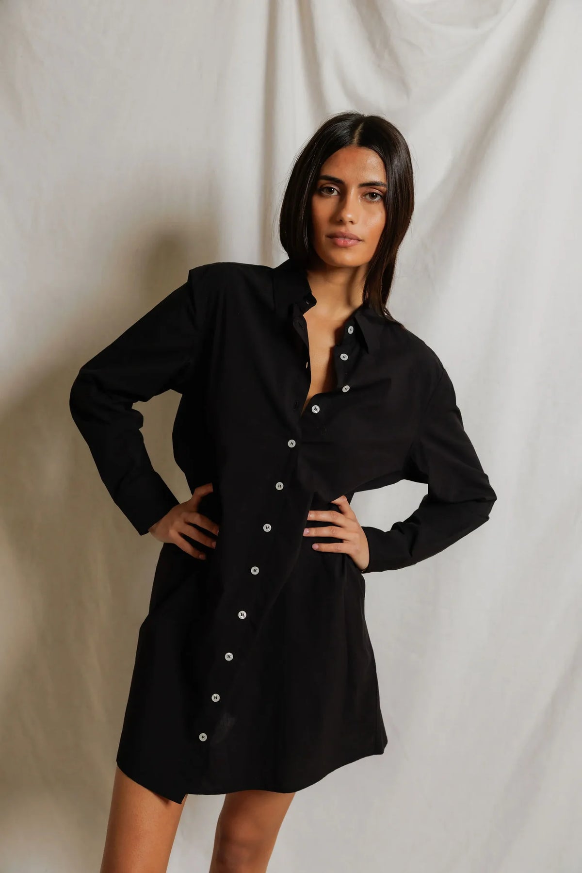 Felicia poplin dress