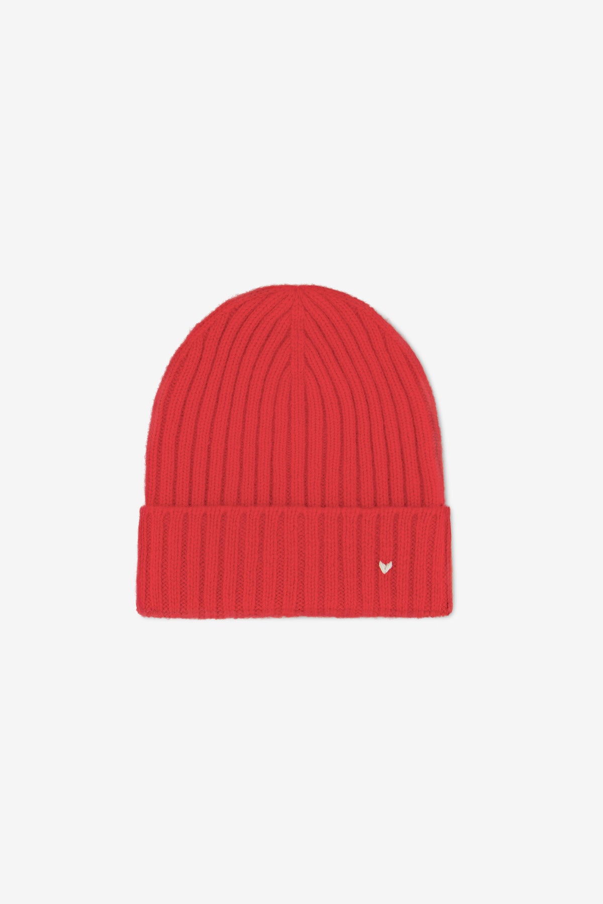The Rib Beanie – Scarlet
