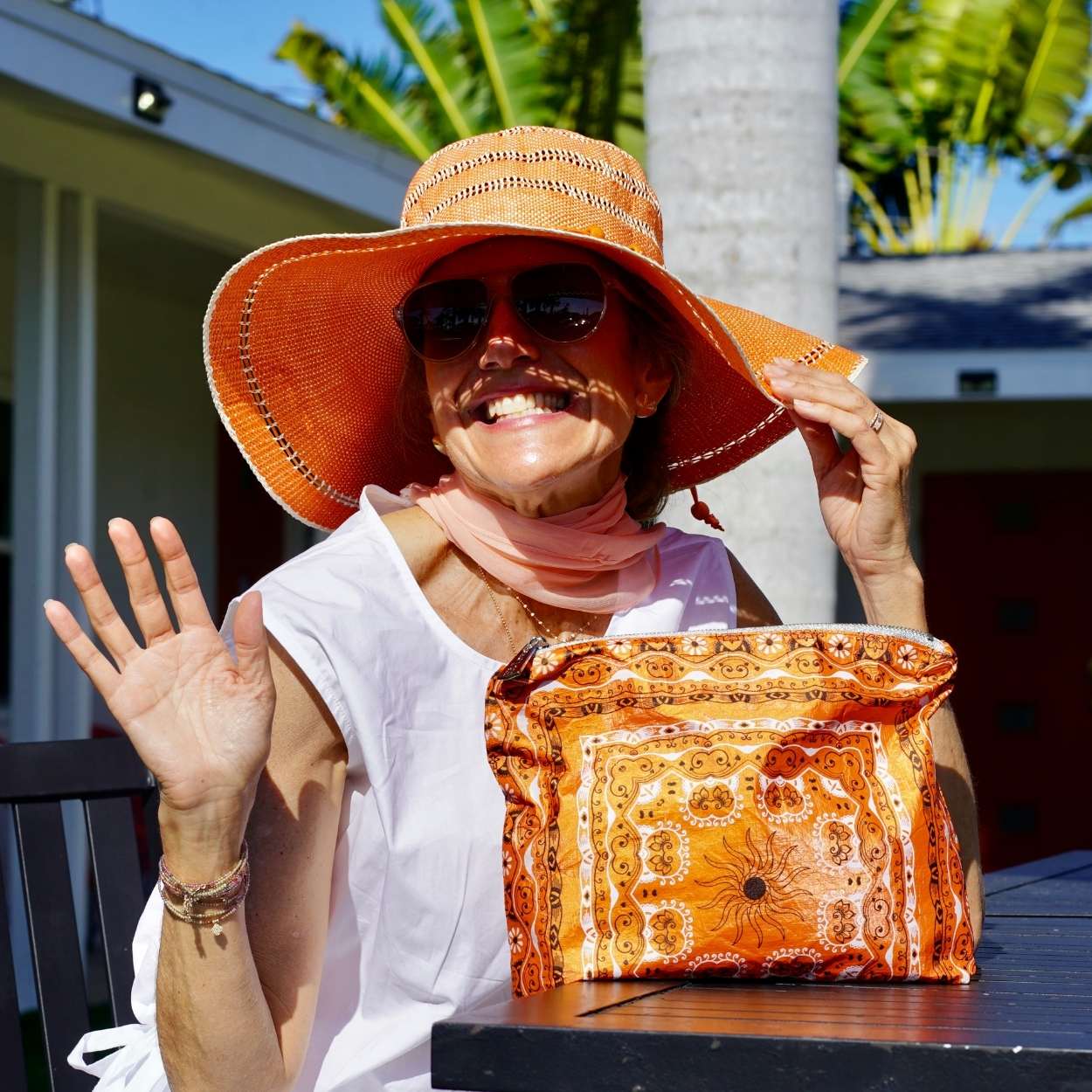 Bandana Pouches - Orange Medium