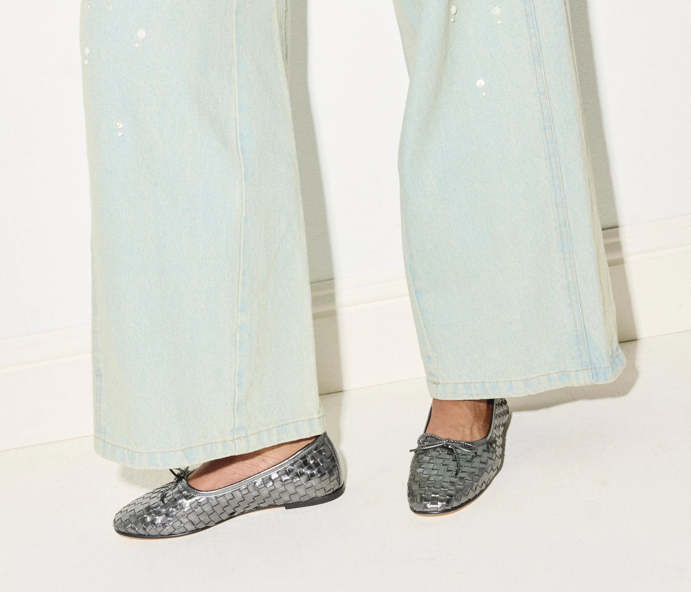 Freda Salvador Roma Round Toe Ballet Flat