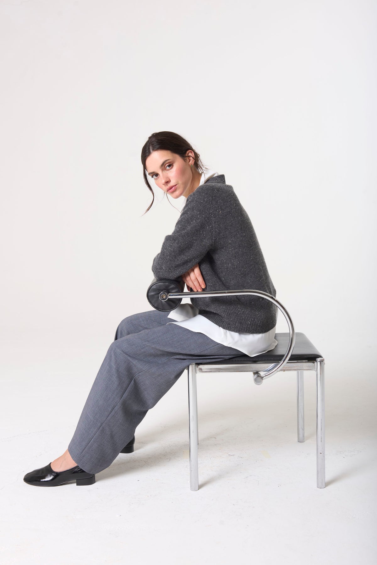 Chloe Crew in Cashmere - Ashfall