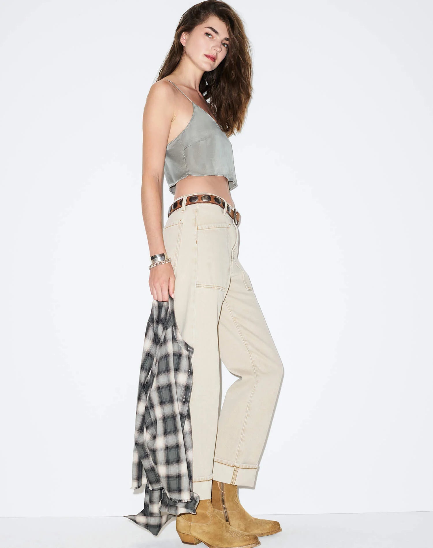 The Bender Jean in Quiet Khaki