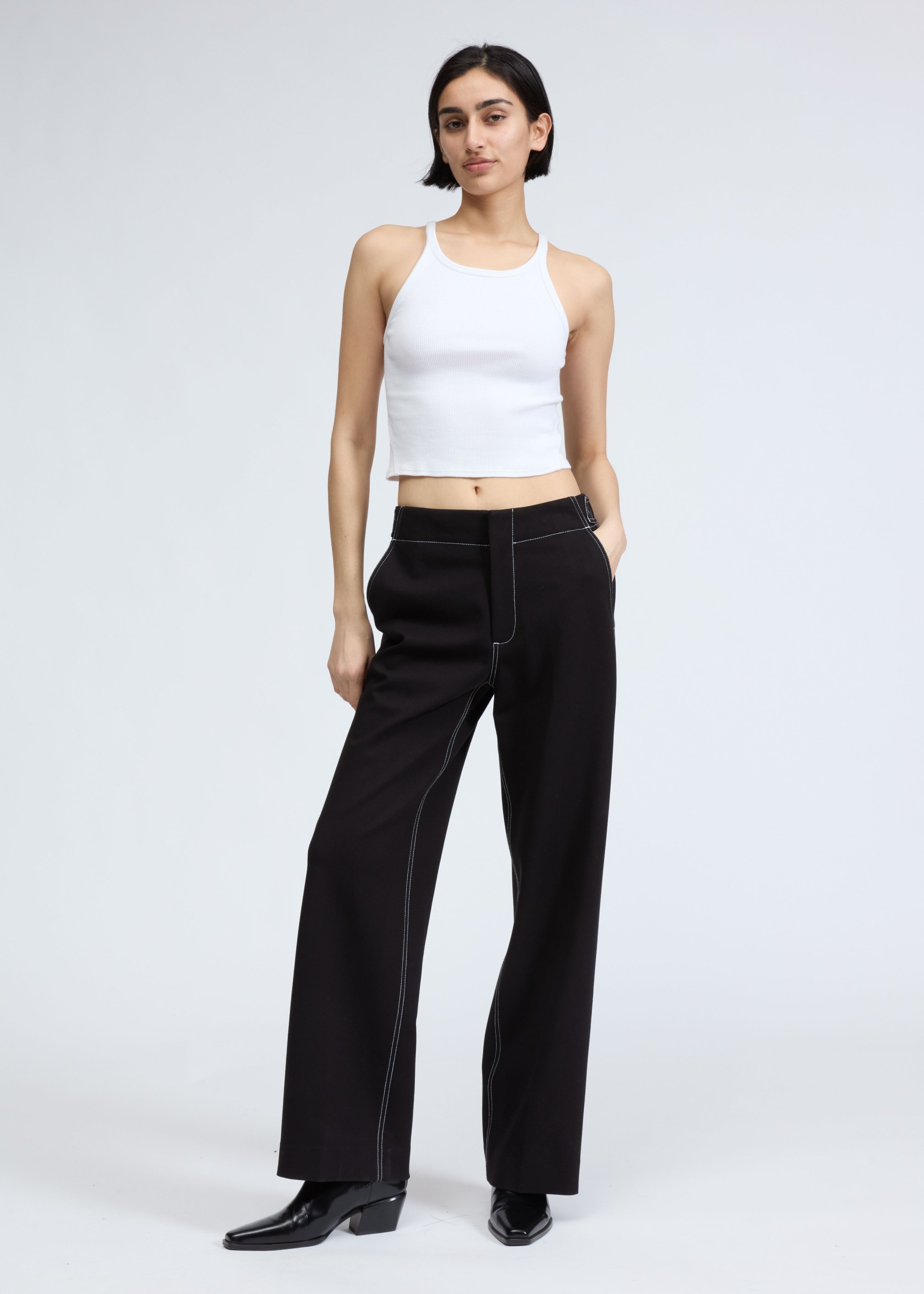 Irina Ponte Contrast Stitch Pant