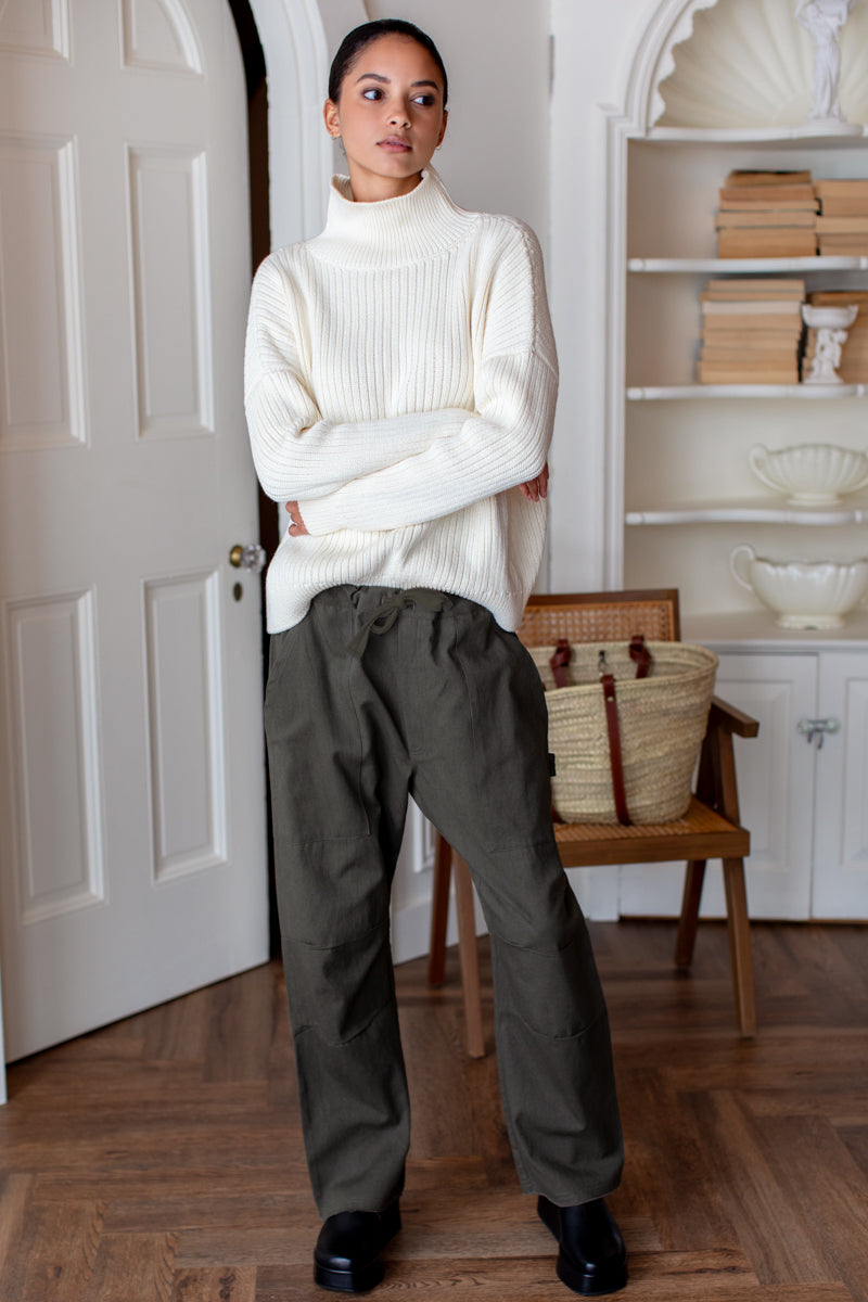 Family Cargo Pant - Moss Organic